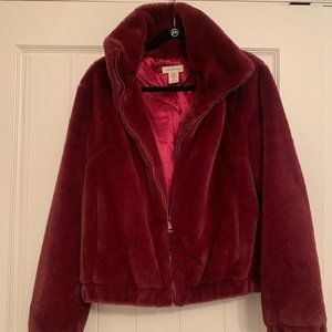 Urban Outfitters Faux-Fur Bomber Jacket